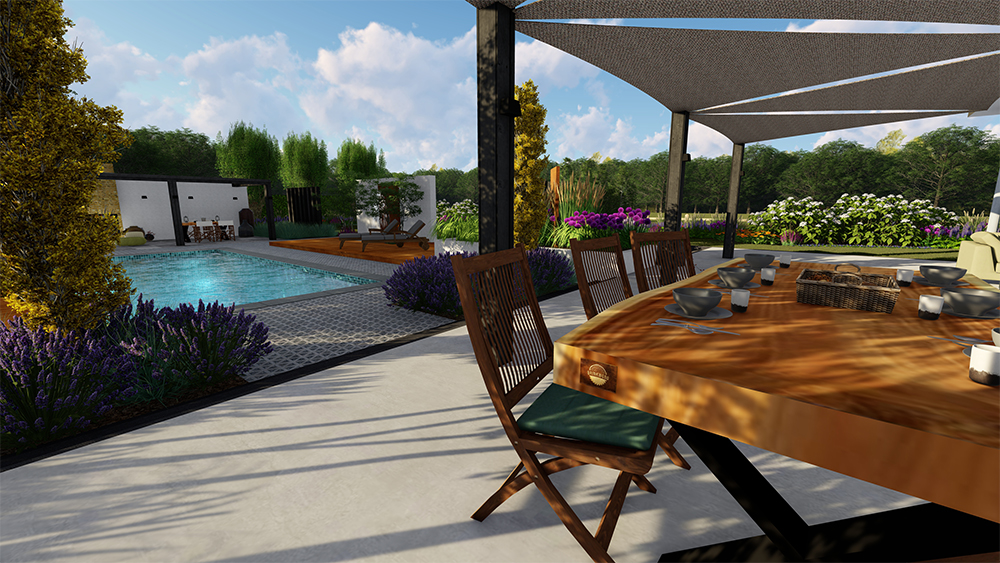 terras tuin