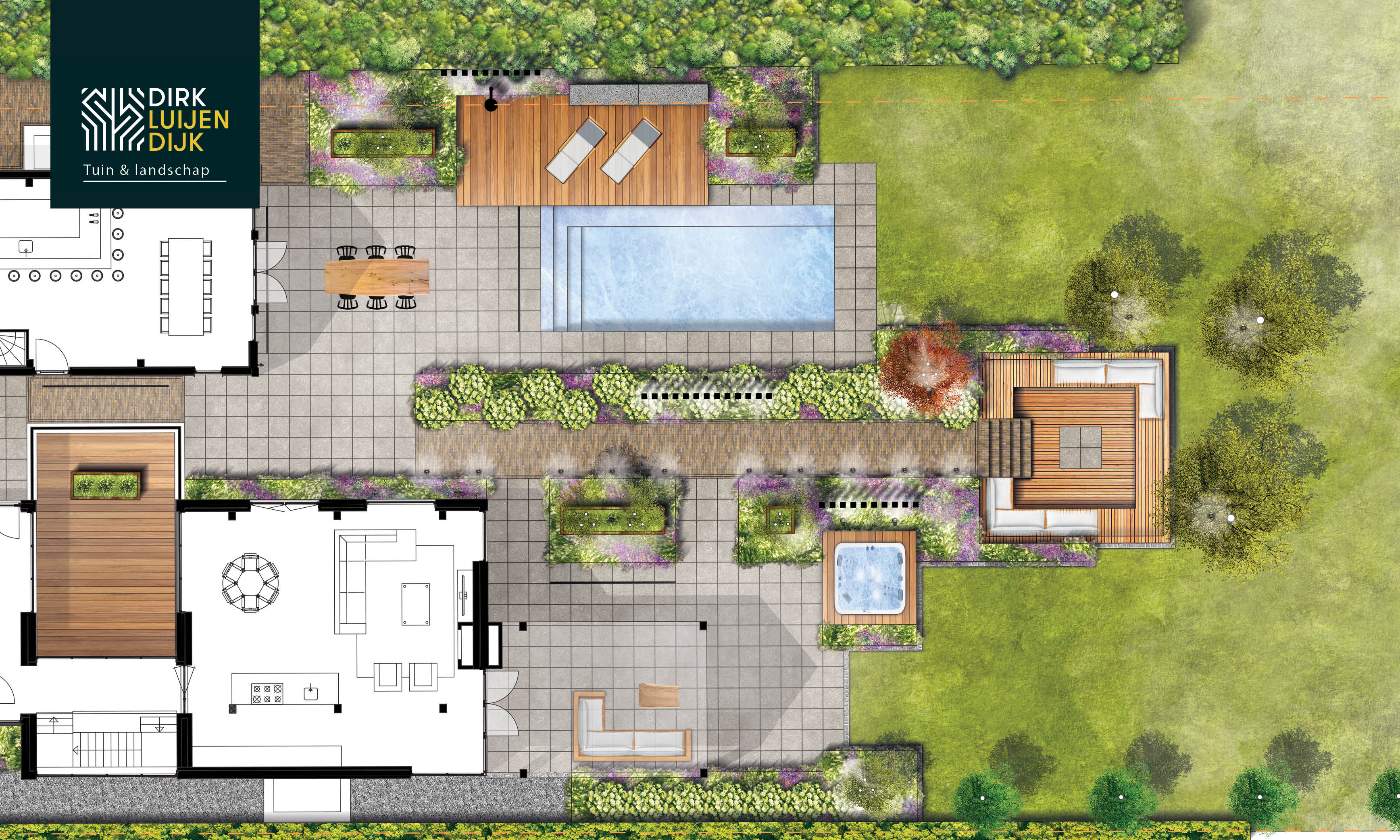 exclusieve loungetuin